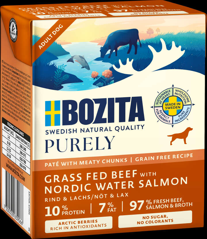 BOZITA Hunde-Nassfutter Purely Paté Adult Lachs